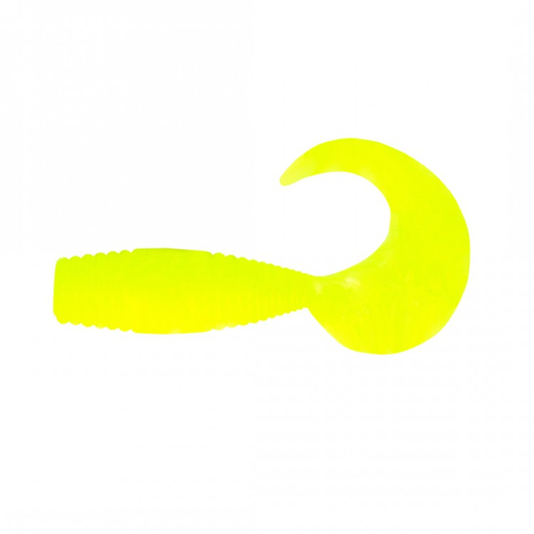 Твистер YAMAN PRO Spry Tail, р.1,5 inch, цвет #02 - Chartreuse (уп. 10 шт.)