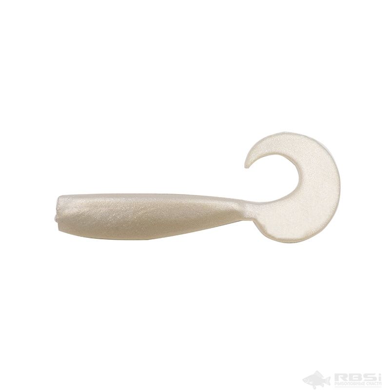 Твистер YAMAN Lazy Tail Shad, р.9 inch цвет #01 - White (уп. 2 шт.)