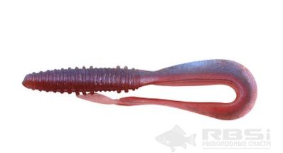 Твистер MEREGA Lost Tail (съедобная), р.60 мм, вес 1 г, цвет M96, кальмар (уп.8 шт)/250/