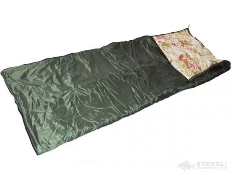 спальный мешок зимний,зеленый,ватин р-р.180*75см