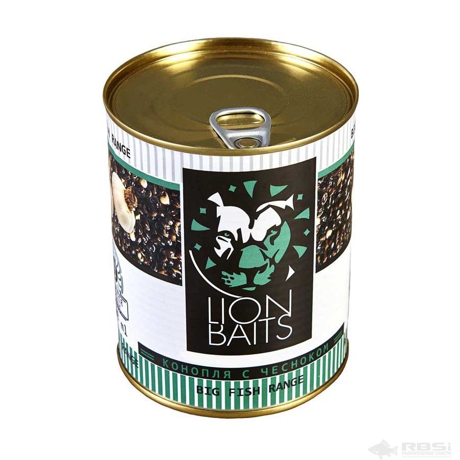 зерновая смесь /LION BAITS/ Hempseed with Garlic (семена конопли с чесноком) 900 мл LB-00003