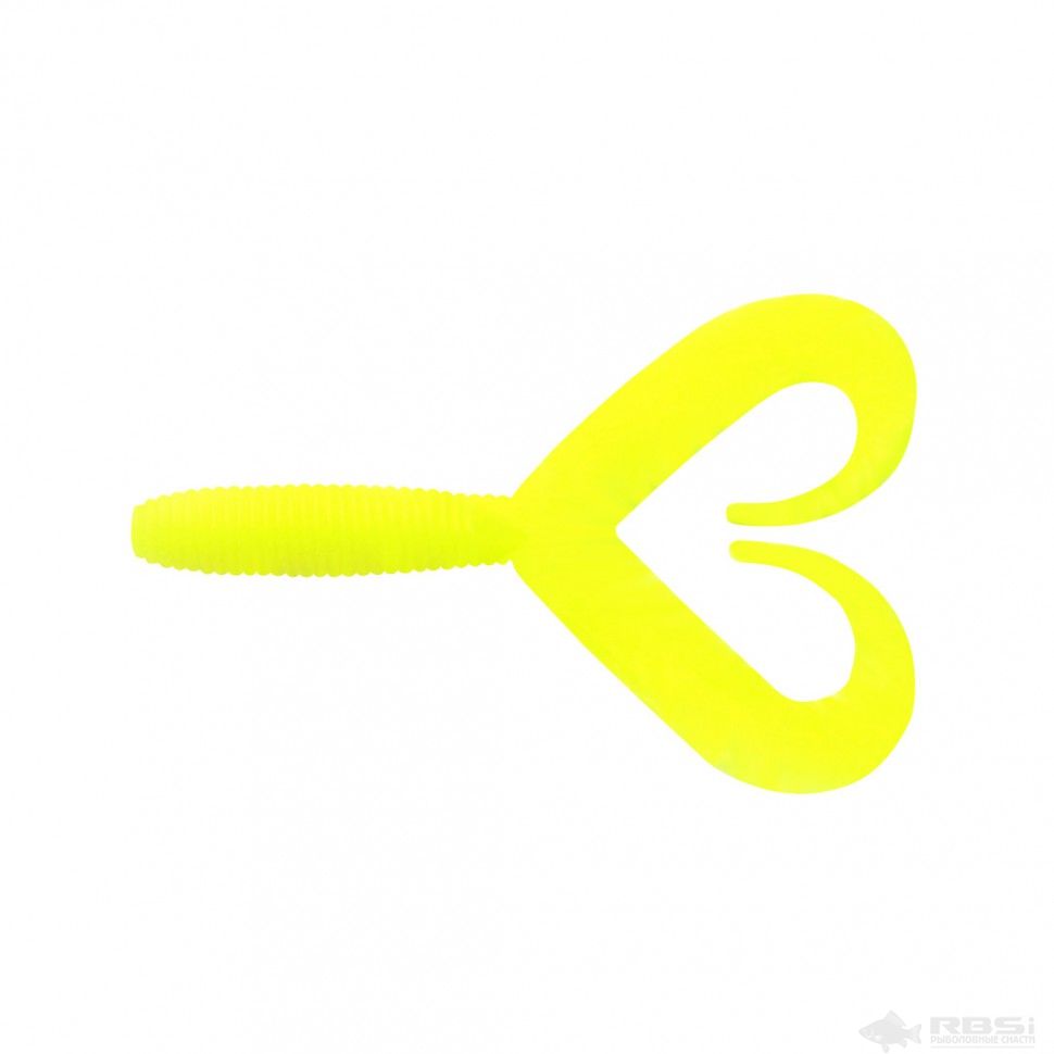 Твистер YAMAN PRO Loop-Two, р.2 inch, цвет #02 - Chartreuse (уп.10 шт)