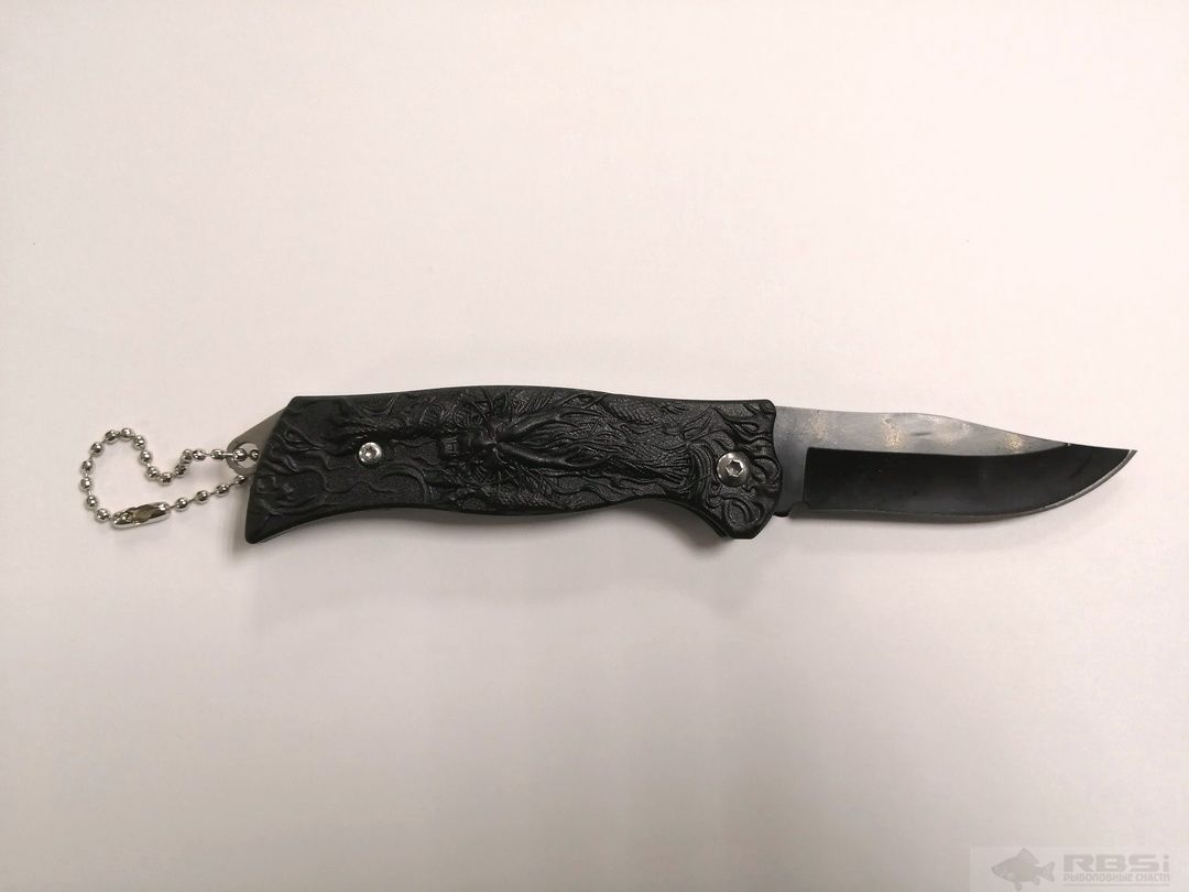 Нож Pocket Knife Dragon складн., 155мм, длина клинка 70мм,нерж.сталь,цв.черный
