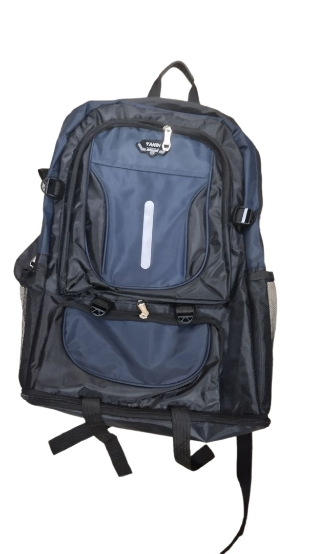 Рюкзак туристический, XINCHAOLIU, 45л, В60*Г20*Ш35, усил. спинка, цвет черно-синий (63-003)