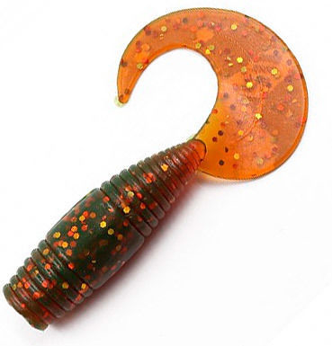 Твистер YAMAN PRO Spry Tail, р.2 inch, цвет #09 - Motor Oil (уп. 10 шт.)