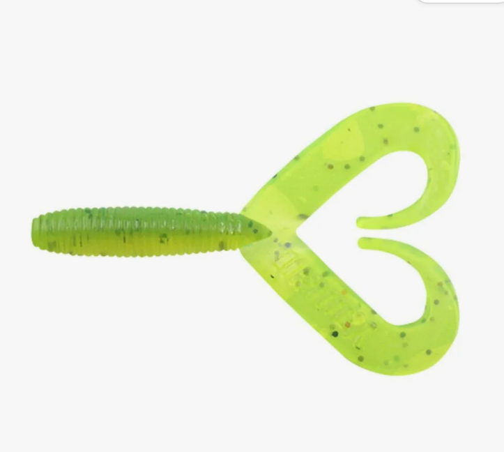Твистер YAMAN PRO Loop-Two, р.2 inch, цвет #10 - Green pepper (уп.10 шт)