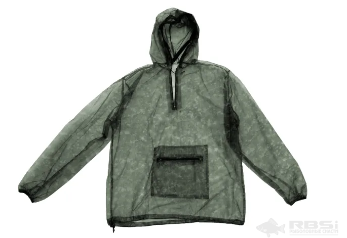 Костюм антимоскитный (сетка), куртка, брюки, цвет - ЗЕЛЕНЫЙ, с капюшоном, размер XXL (54-56)