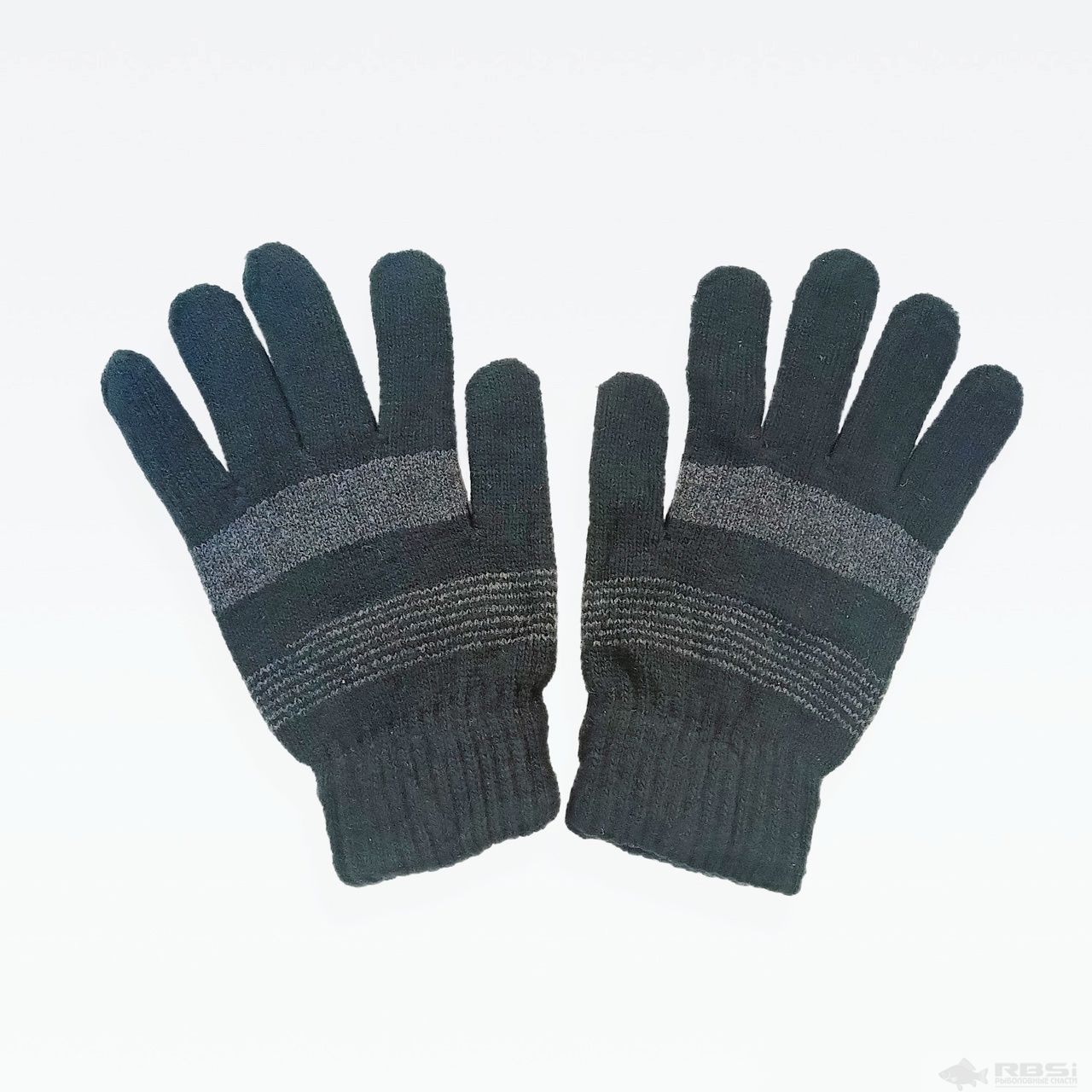 Мужские перчатки зимние толстые двойные 