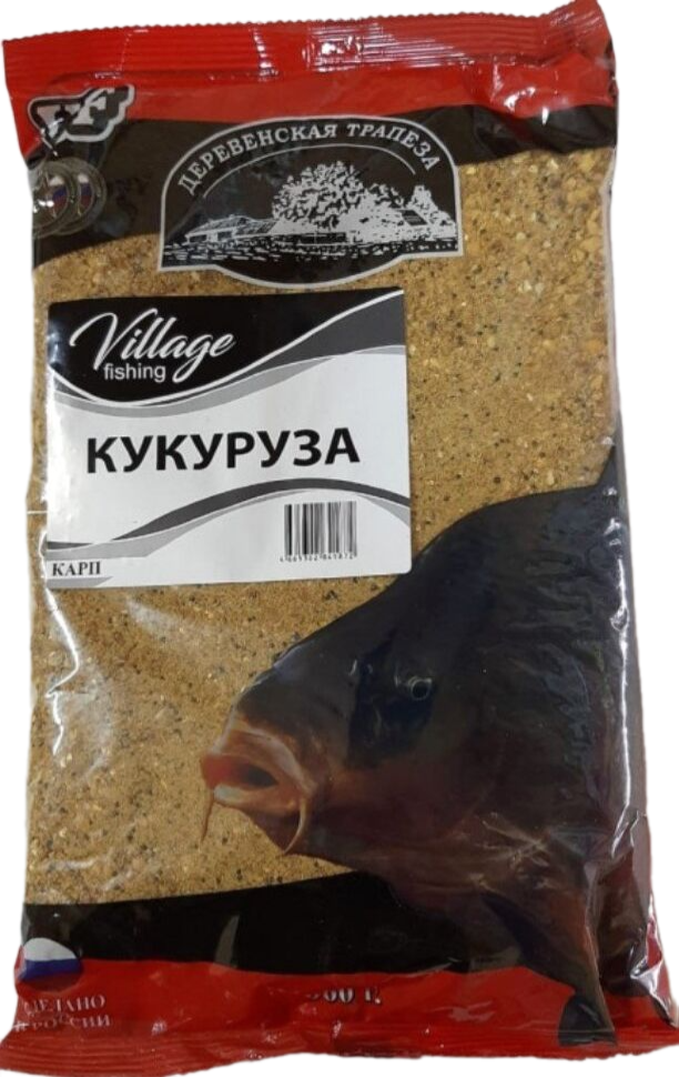 прикормка /VILLAGE FISHING/ Карп КУКУРУЗА 900гр.
