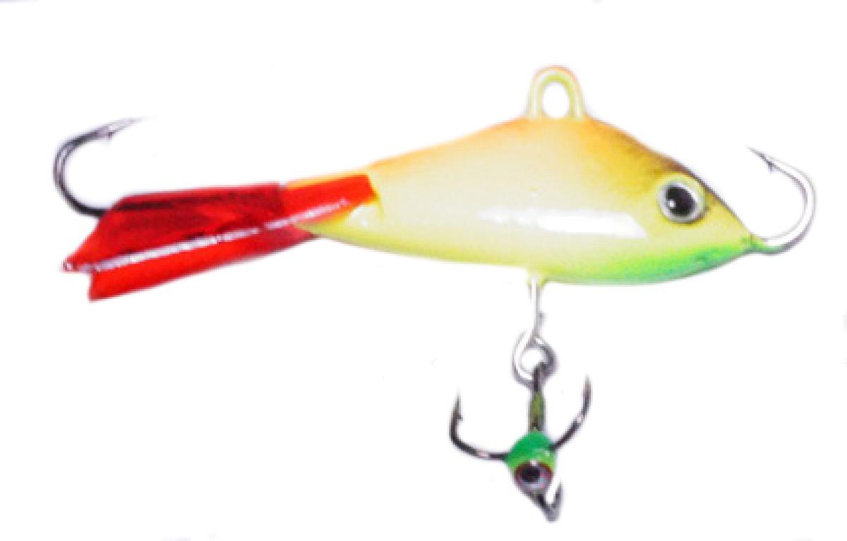 Балансир OOSHIMA, IL069, 40мм, 17гр, тройник, капля со стразом, цв.5#