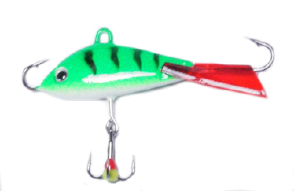 Балансир OOSHIMA, IL069, 40мм, 17гр, тройник,капля со стразом, цв.2#