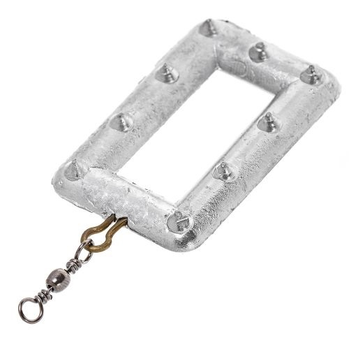 Груз S-FISH Рамка, прямоугольная, подвесная с вертлюгом, 140гр (10 шт./уп.) (5-014)