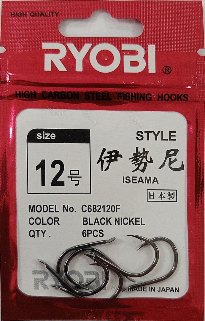 RYOBI ISEAMA FLATTED BN#12 уп.5 пакет.