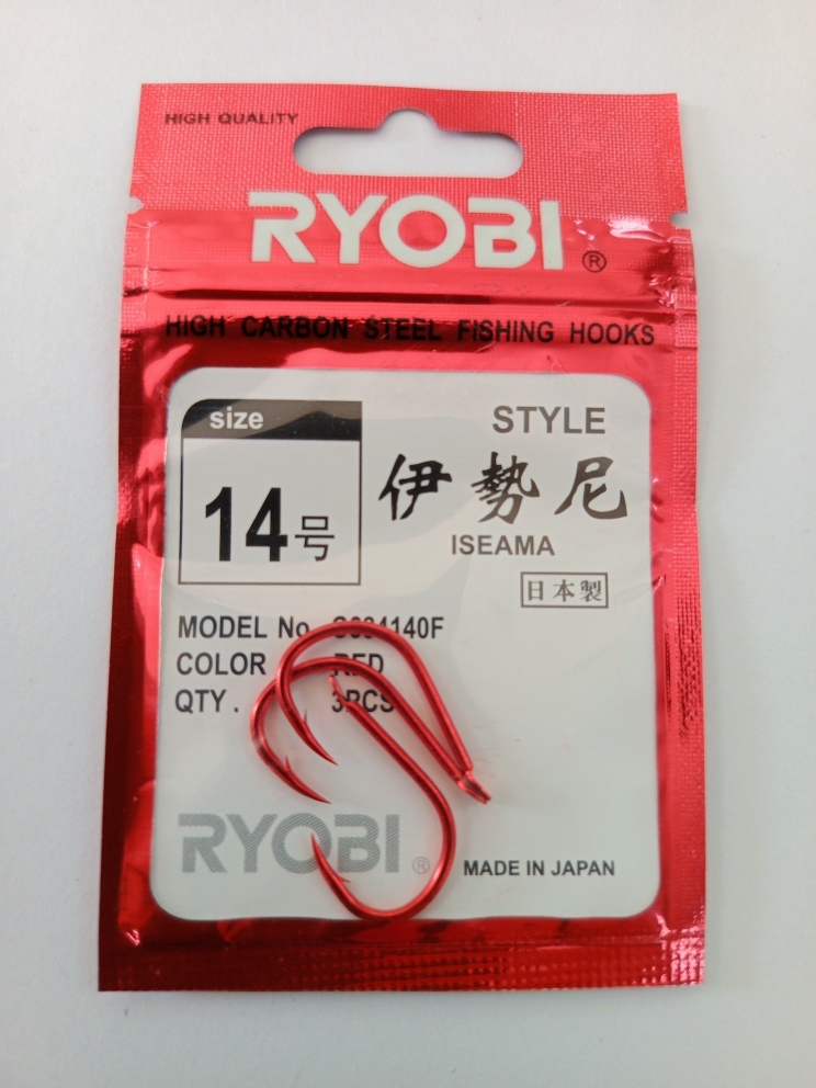 RYOBI ISEAMA FLATTED RED#14 уп.5 пакет.