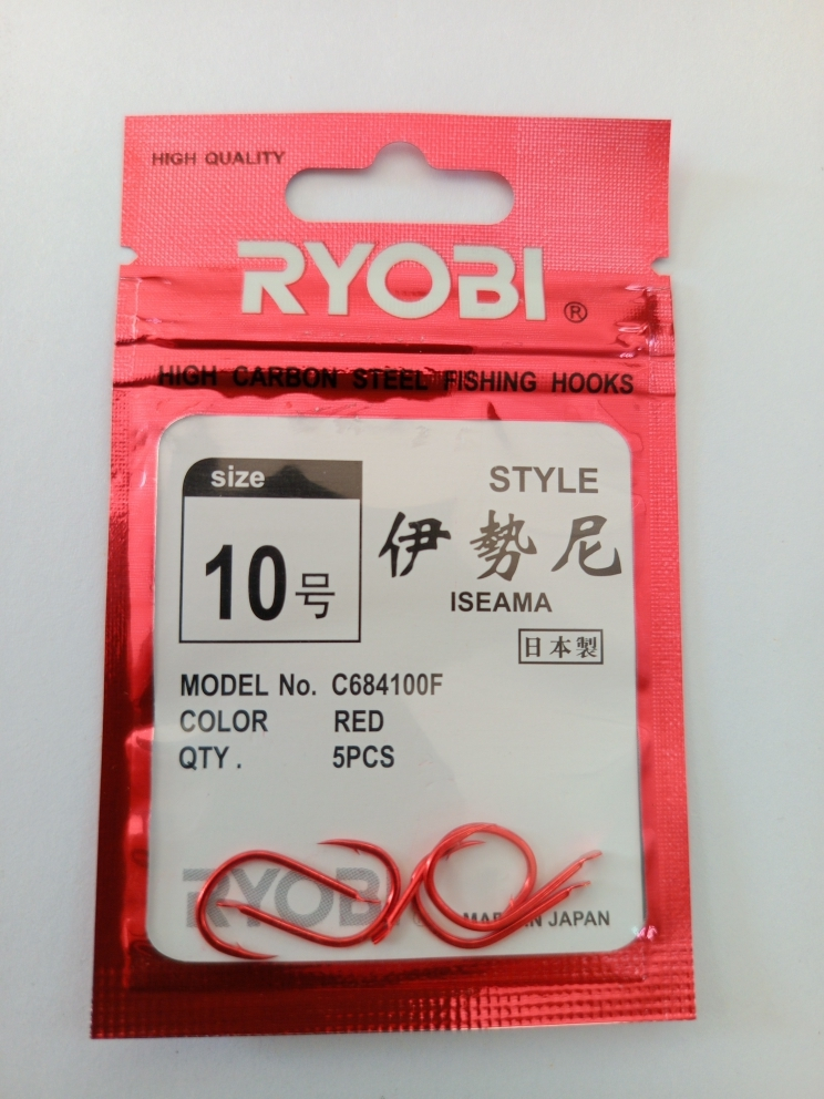 RYOBI ISEAMA FLATTED RED#10 уп.5 пакет.