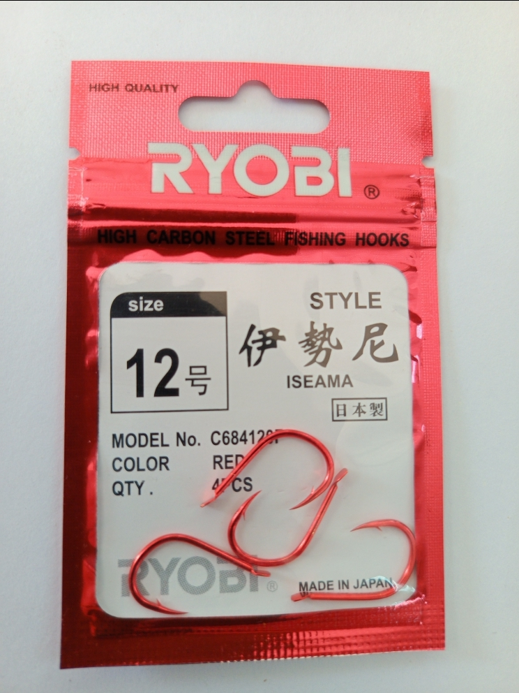 RYOBI ISEAMA FLATTED RED#12 уп.5 пакет.