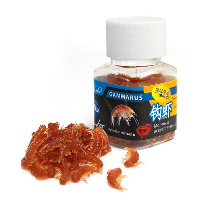 мормыш искуственный /TAKEDO/ съедобный, ароматиз.,мотыль TKS29001507FO- 15мм (уп.60шт)