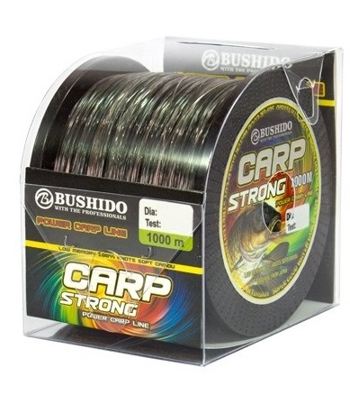 леска /BUSHIDO/ CARP STRONG power carp line (1000м) 0,40мм 20,9кг 0415-040