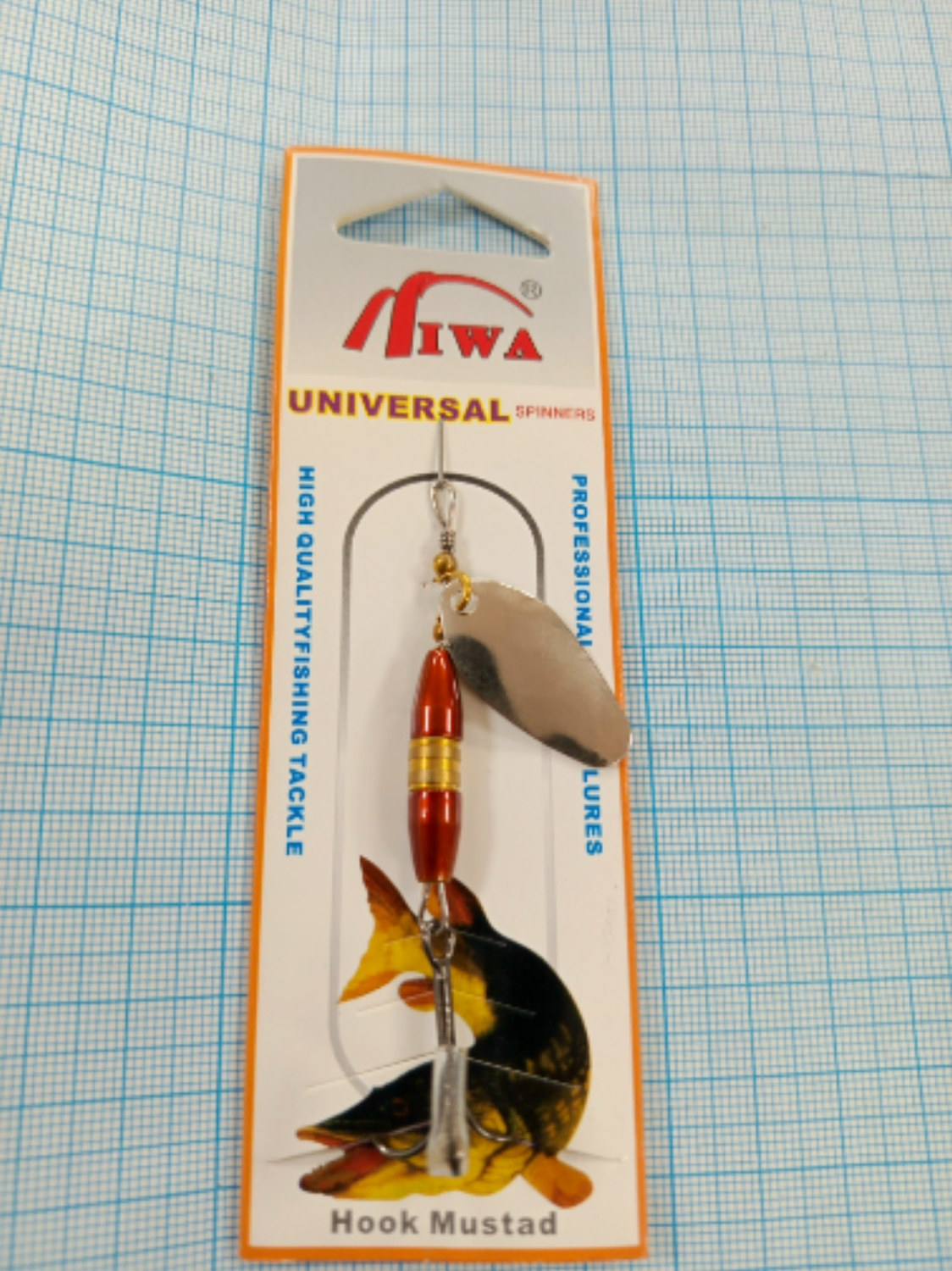 Блесна вращающ. MIWA миран 5g. серебро упак.10шт.