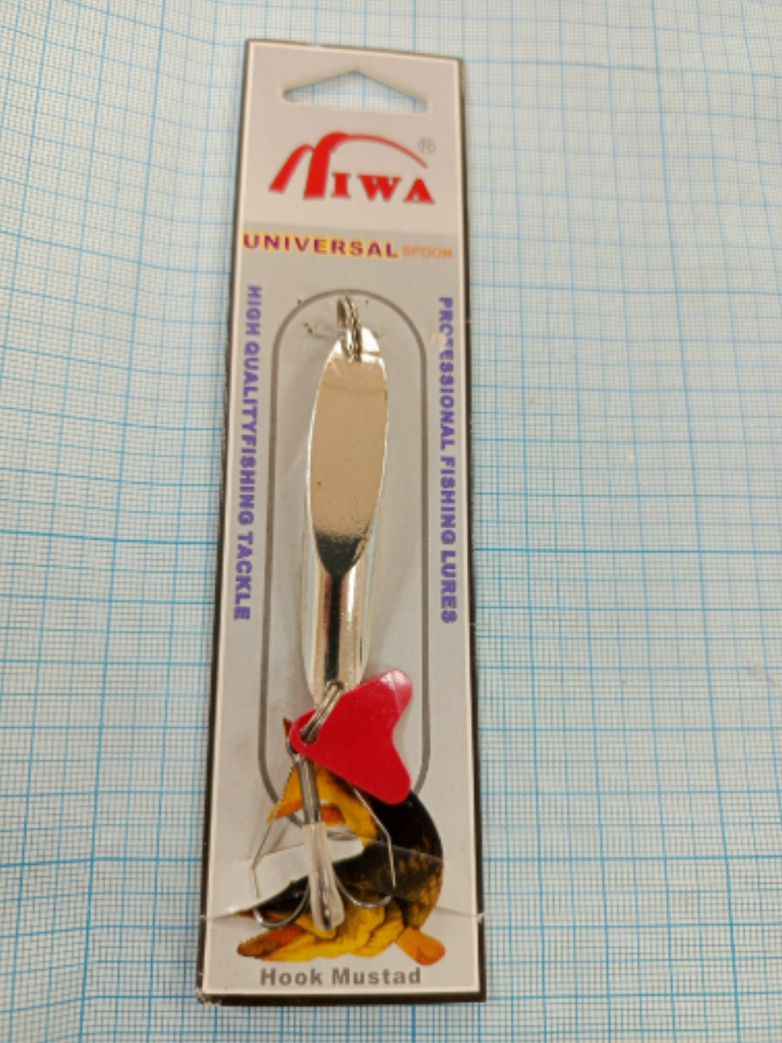 Блесна колеб. MIWA незацеп. кастмаст. загнут. 21g. серебро упак.10шт.