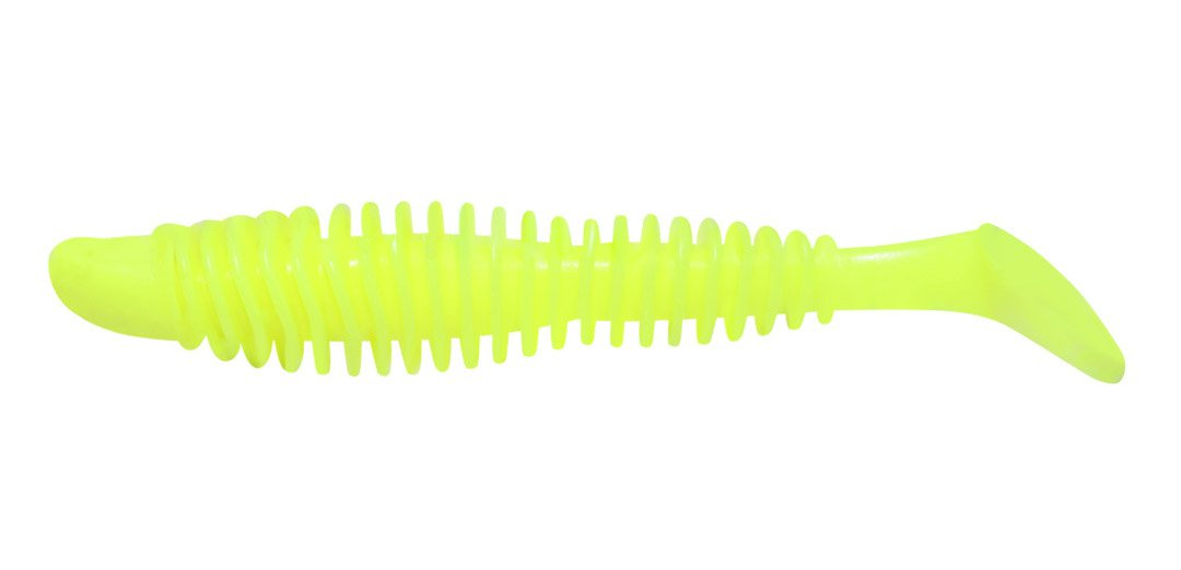 Виброхвост YAMAN PRO Arris Shad, р.4 inch, цвет #02 - Chartreuse (уп. 4 шт.)
