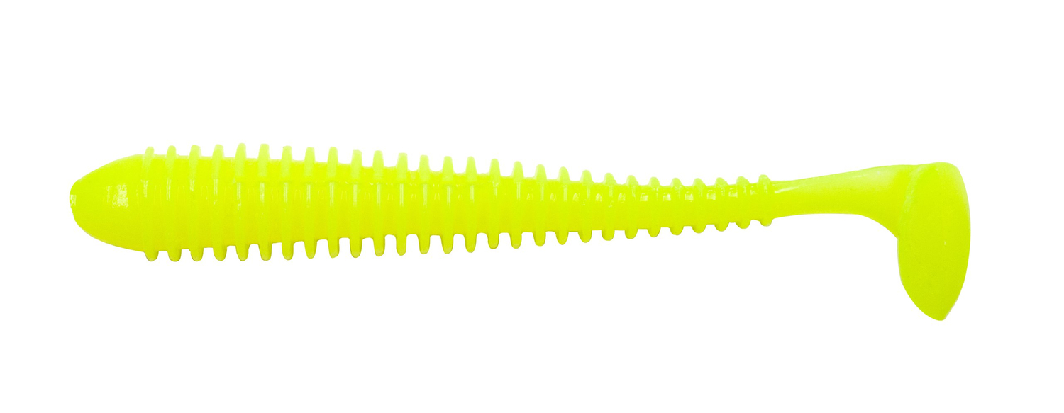 Виброхвост YAMAN PRO Betta, р.4,5 inch, цвет #02 - Chartreuse (уп. 5 шт.)