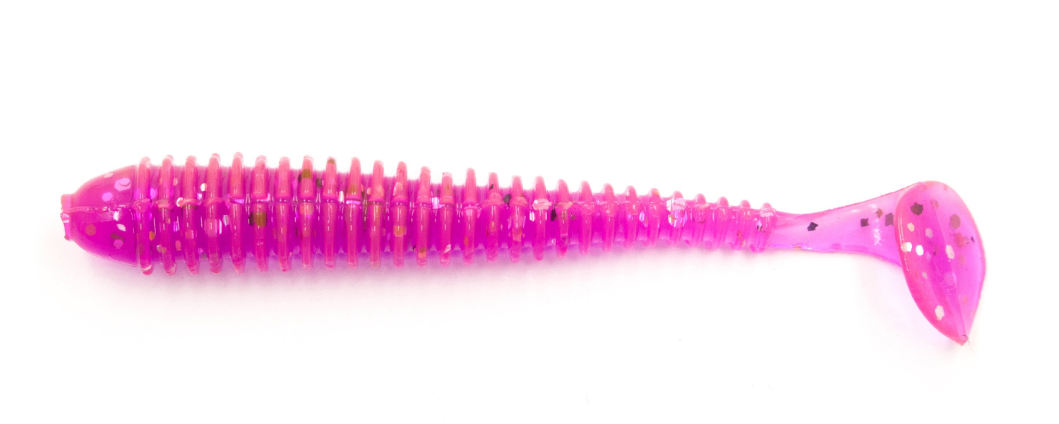 Виброхвост YAMAN PRO Betta, р.4,5 inch, цвет #21 - Magic Violet (уп. 5 шт.)