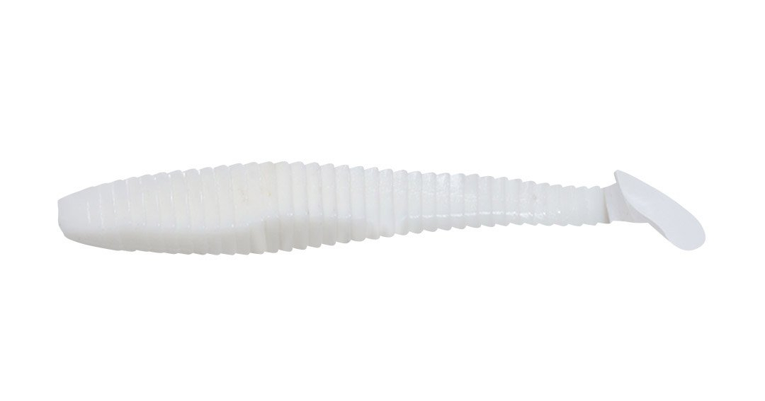 Виброхвост YAMAN PRO Flatter Shad, р.2 inch, цвет #01 - White (уп. 6 шт.)