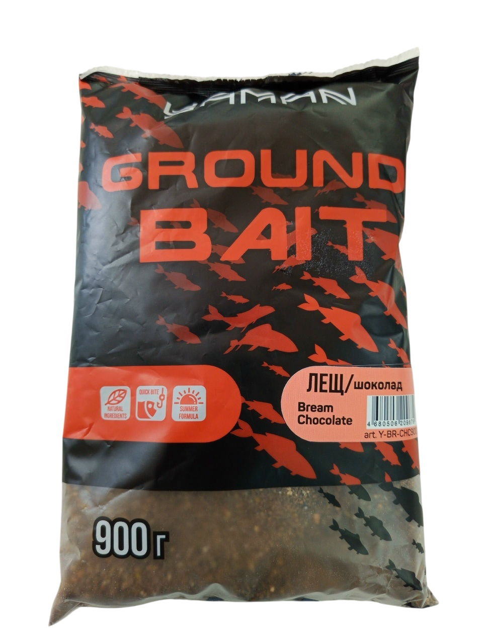 Прикормка Yaman Bream Chocolate (лещ, шоколад), 900 г/15/