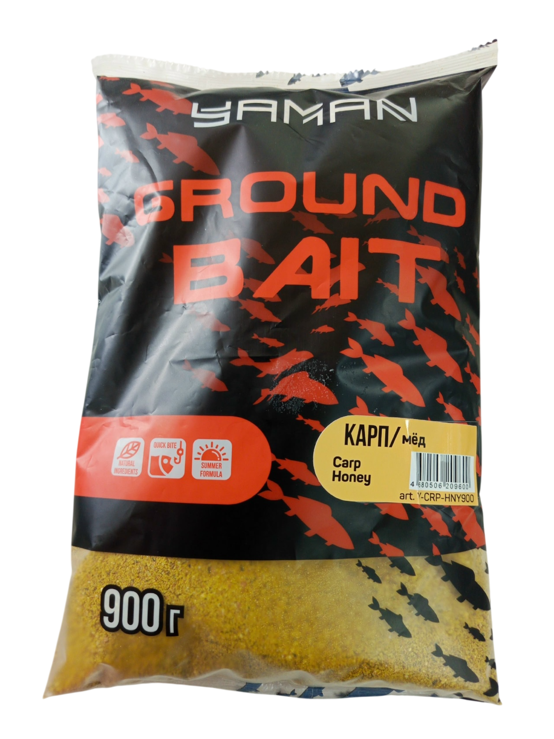 Прикормка Yaman Carp Honey (карп, мед), 900 г/15/