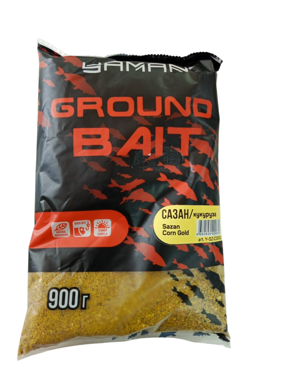 Прикормка Yaman Sazan Corn Gold (сазан, кукуруза), 900 г/15/