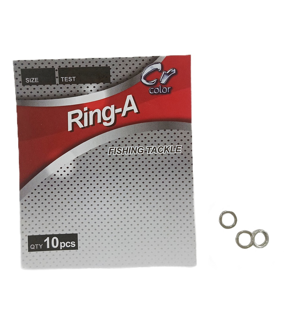 Заводное кольцо Namazu RING-A, р. 10 ( d=11.5 mm), test-43 кг (уп.10 шт)
