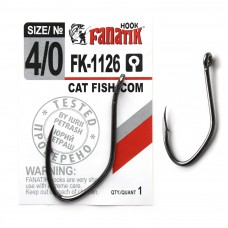 Крючки FANATIK FK-1126 CAT FISH/ СОМ №4/0 (1)